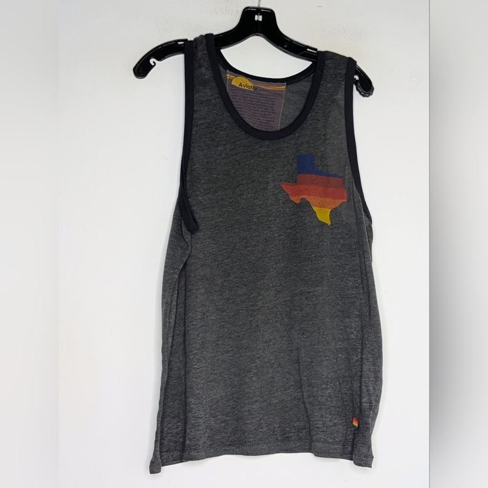 Aviator Nation Austin City Limits Tank Top , size large